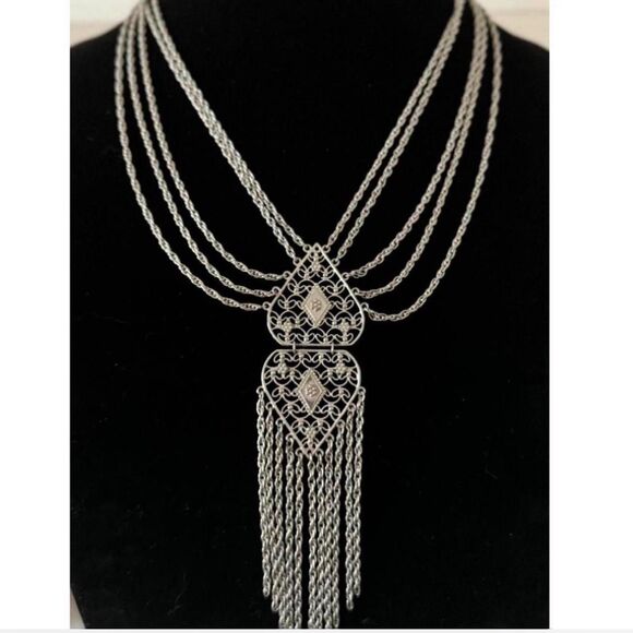 Stunning Vintage  Statement Necklace - Picture 1 of 3